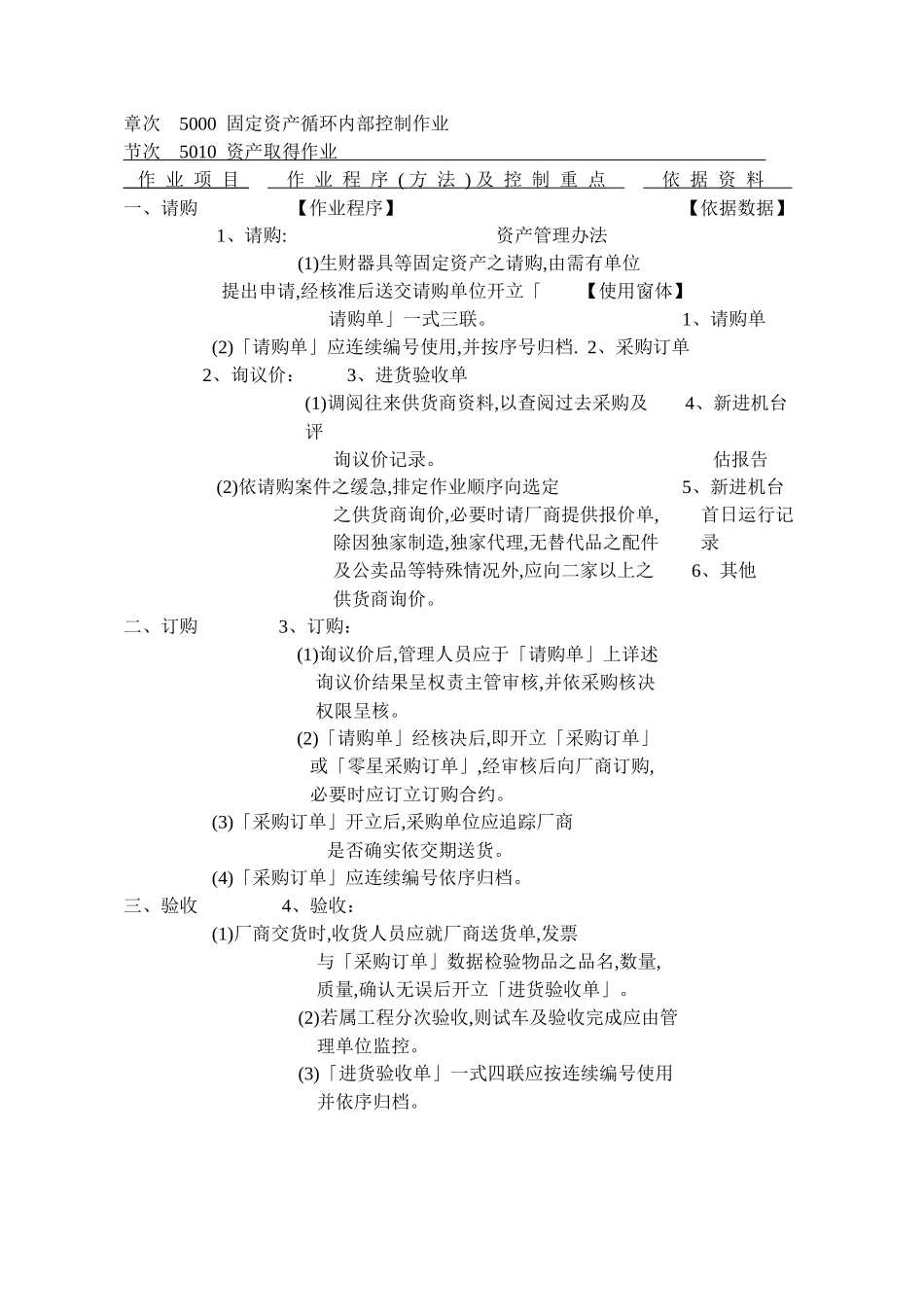 内部控制制度-固定资产循环_第2页