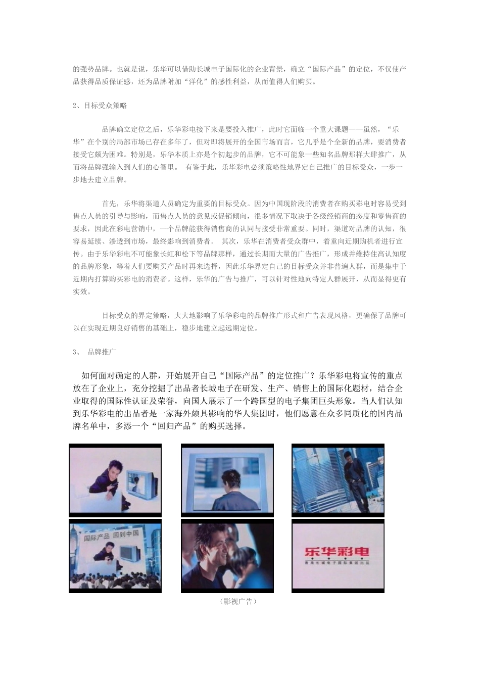 品牌传播案例：乐华彩电的常规传播管理_第2页