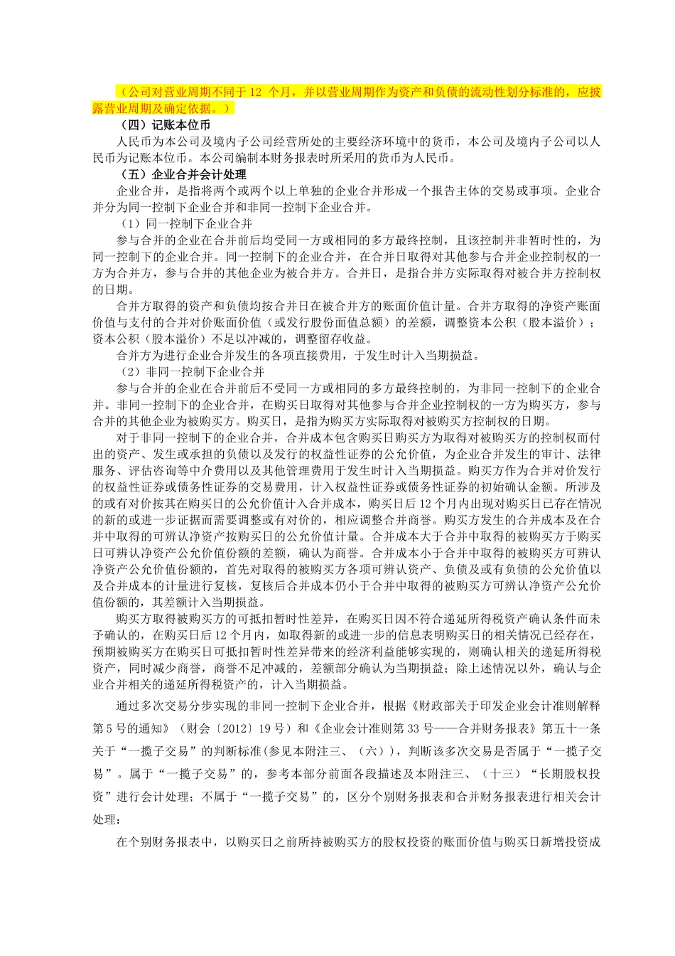 某公司年度财务报表( 72页)_第2页