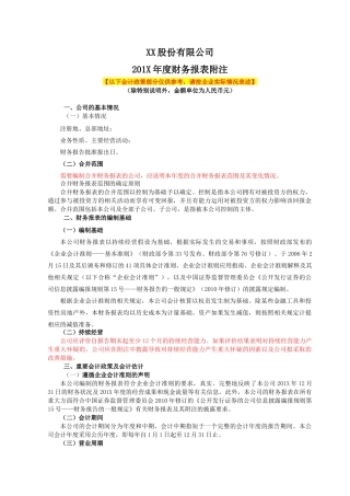 某公司年度财务报表( 72页)