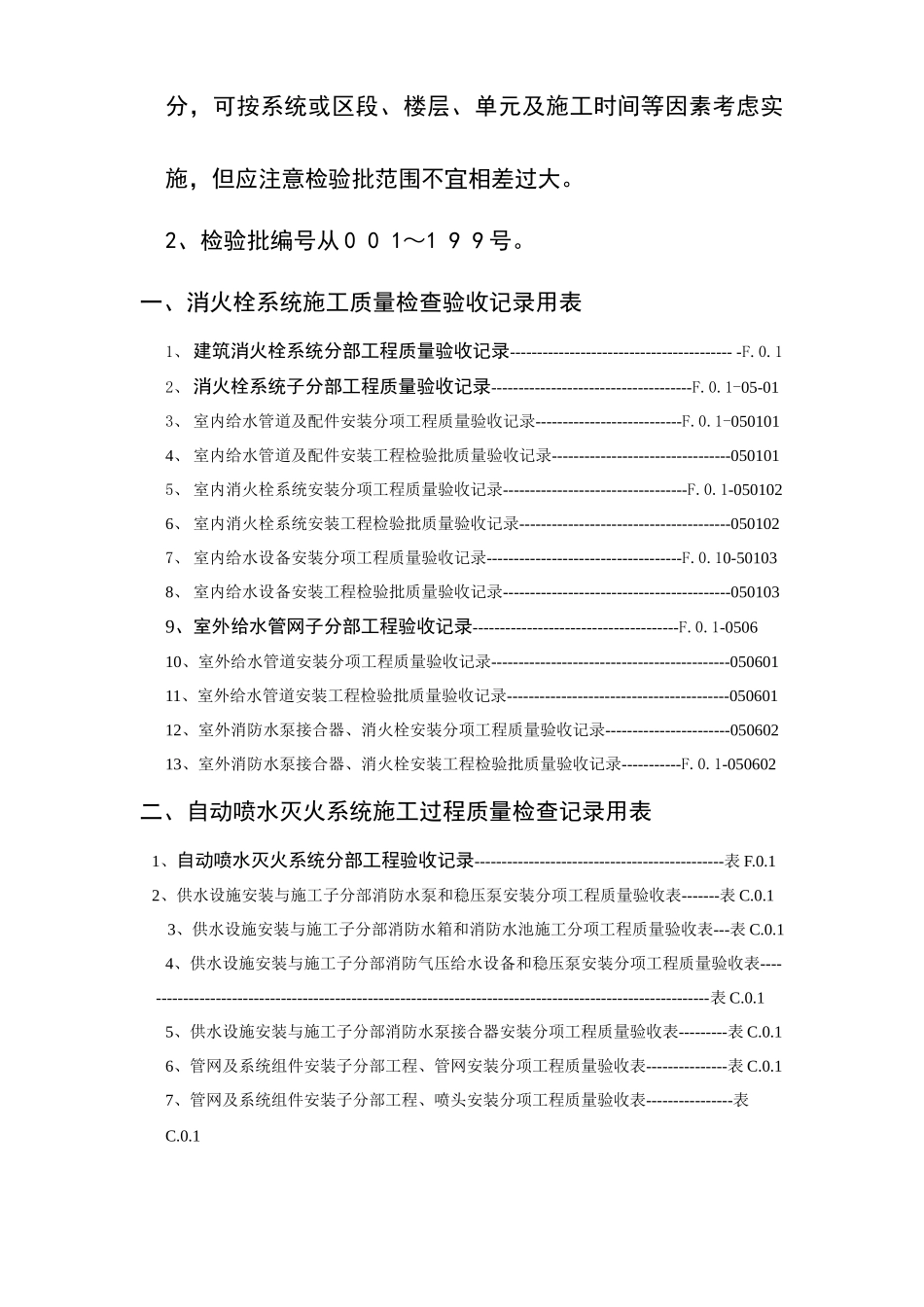 建筑消防安装工程施工质量检查验收记录交工资料表格一_第3页