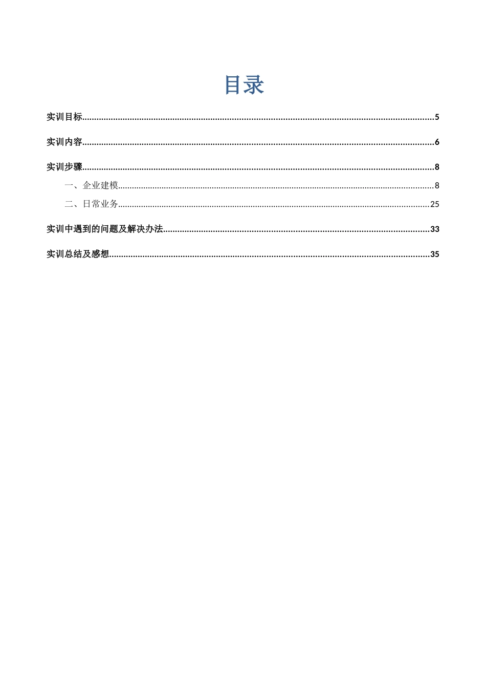 某集团财务信息化实训报告_第3页