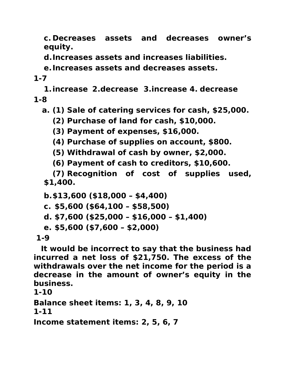 会计专业英语习题答案_第2页