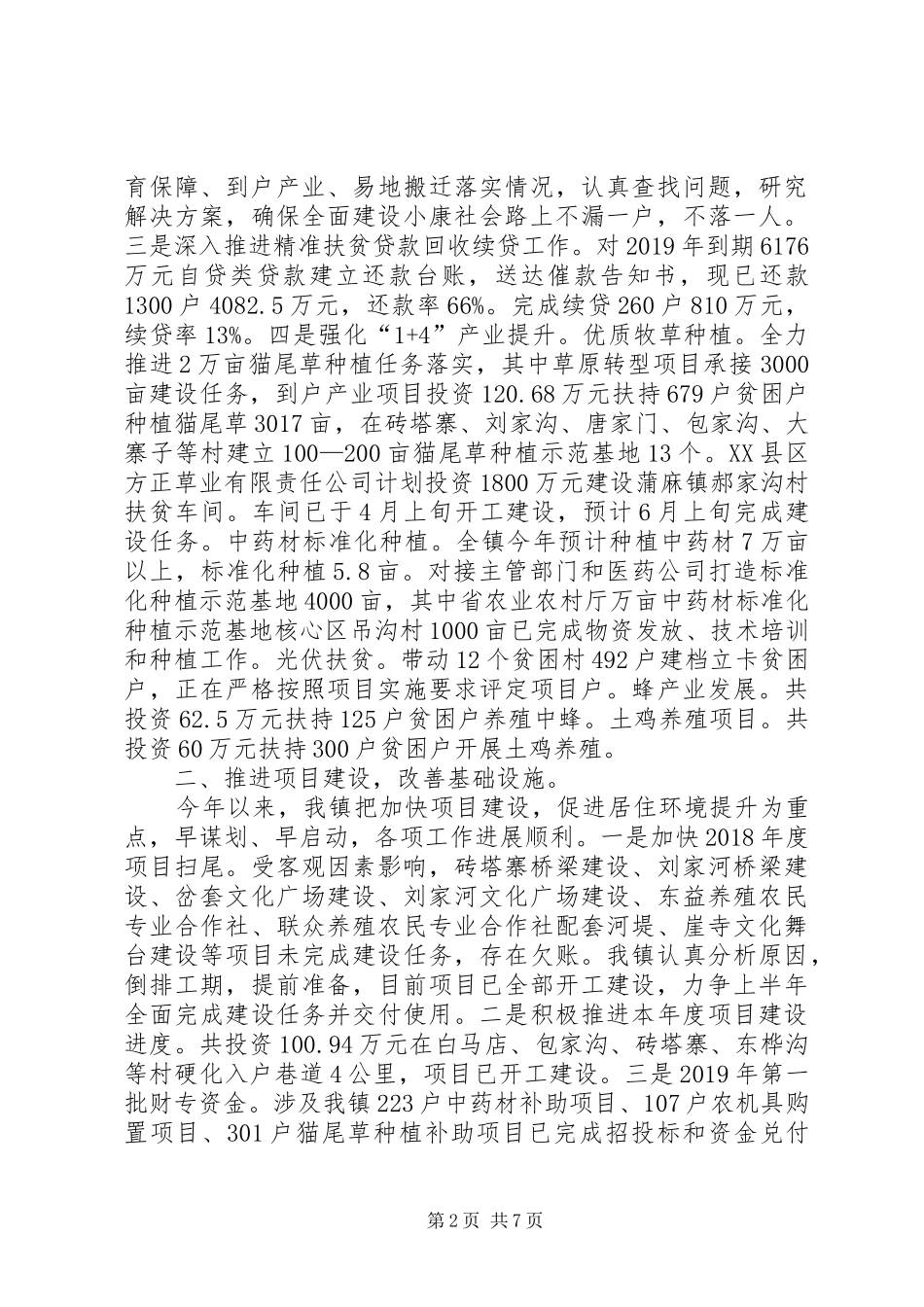 XX年乡镇大会政府工作报告_第2页