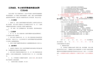 江西省县、市土地利用数据库建设成果