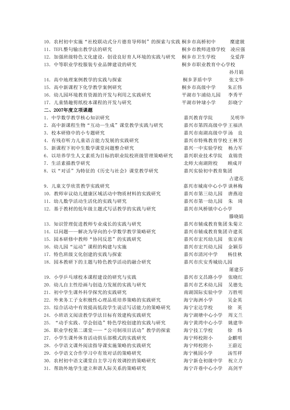 嘉兴市教育科学规划领导小组文件_第2页