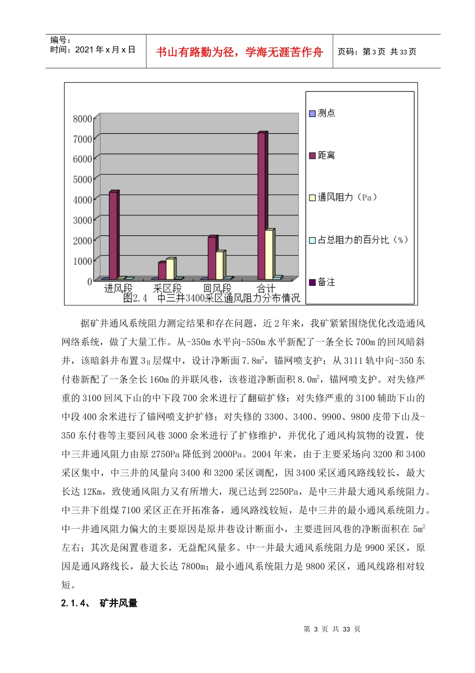 陶阳煤矿通防重特大灾害治理和预防方案_第3页