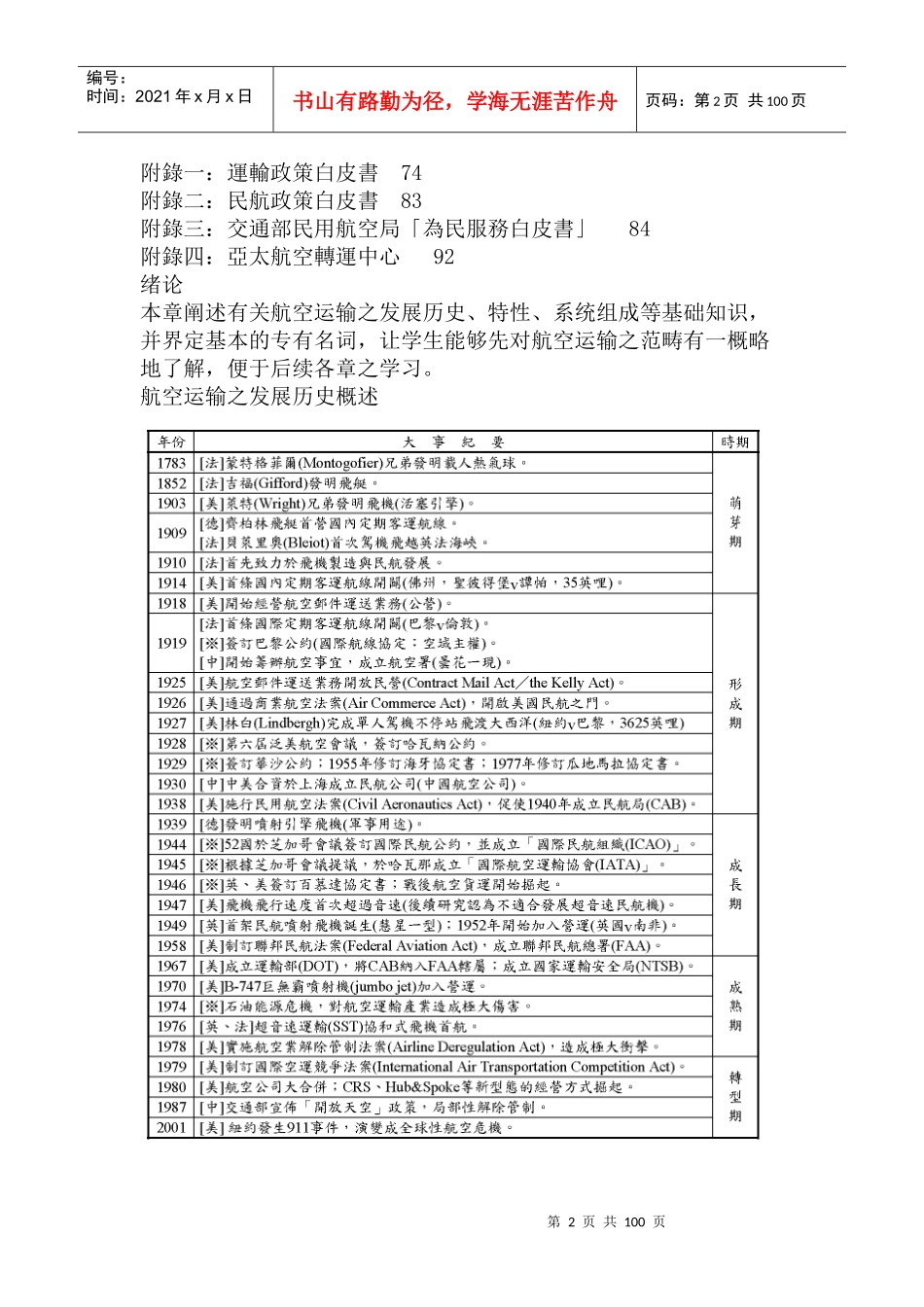 航空运输系统组成与范畴_第2页
