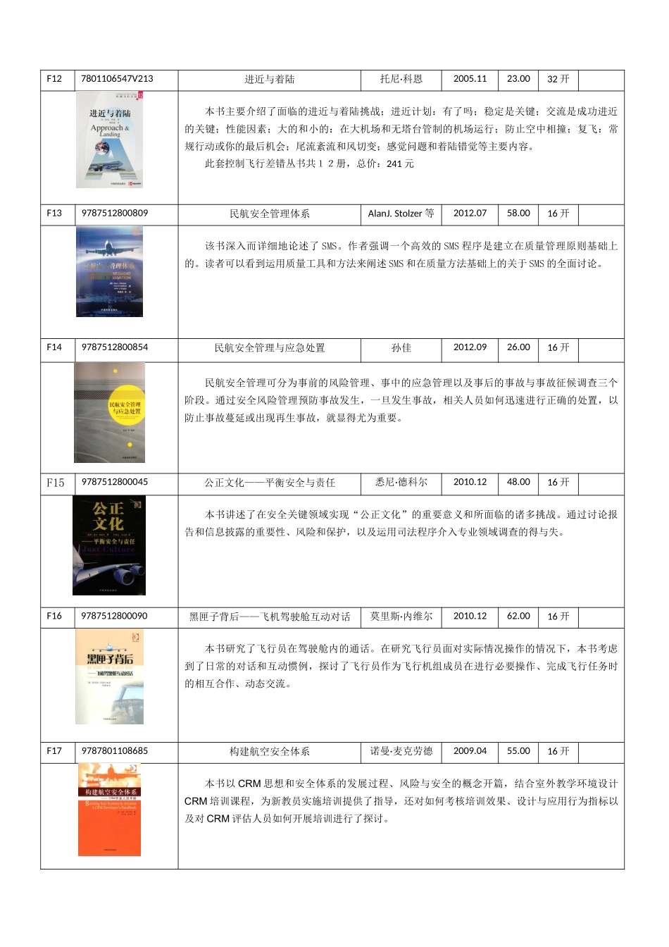 民航图书书目13.07.15_第3页