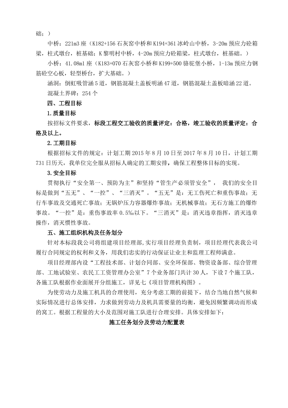 省道102线西宁绕城环线大通经湟中至平安段公路工程SG-6标段工程施工组织设计_第3页