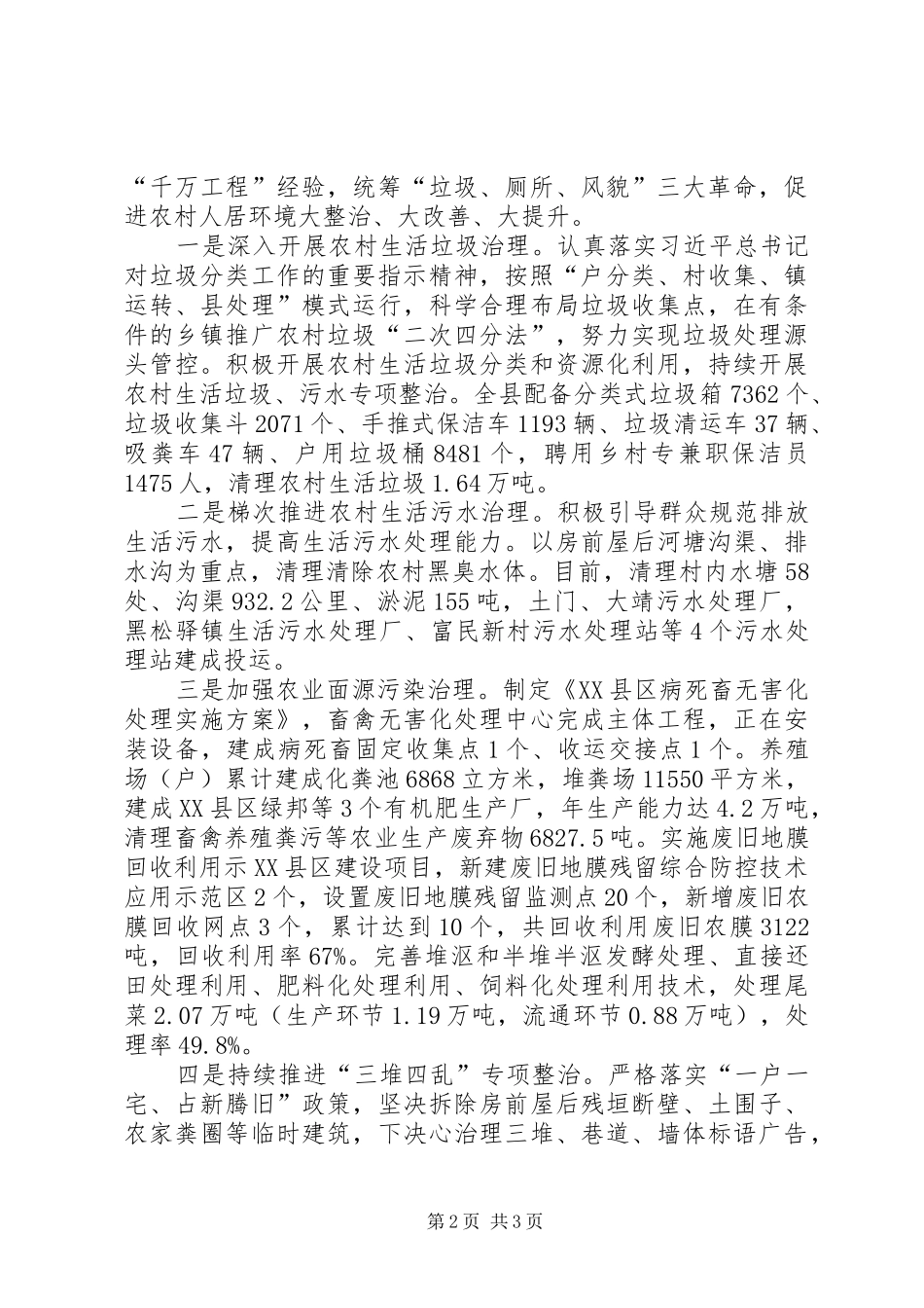 XX年人居环境调研报告_第2页