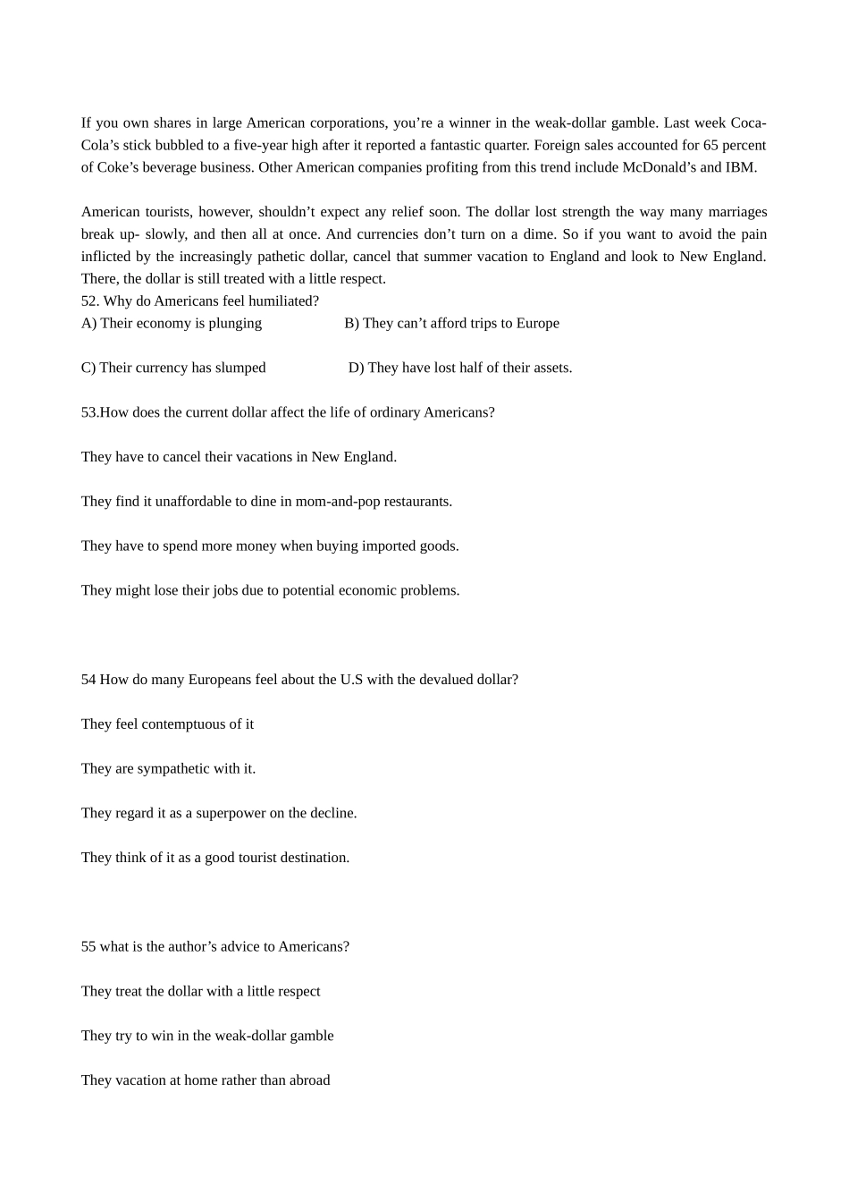 某银行笔试题及经验_第3页