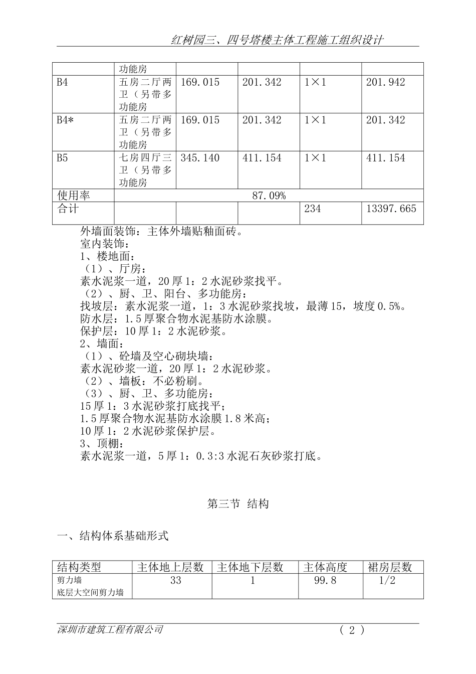 碧海红树园主体施工组织设计(DOC216页)_第2页
