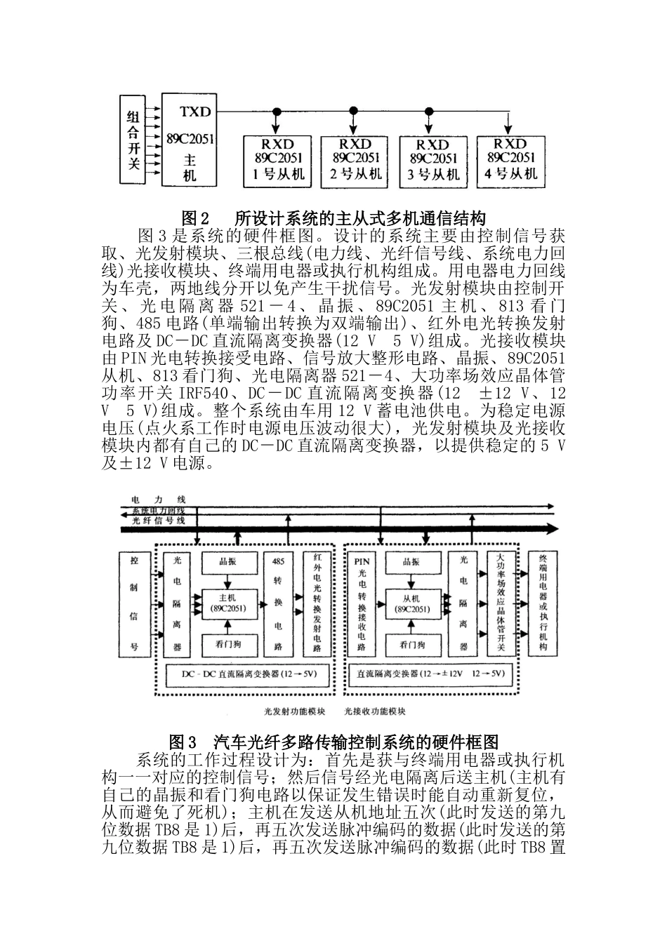 汽车光纤多路传输控制系统_第3页