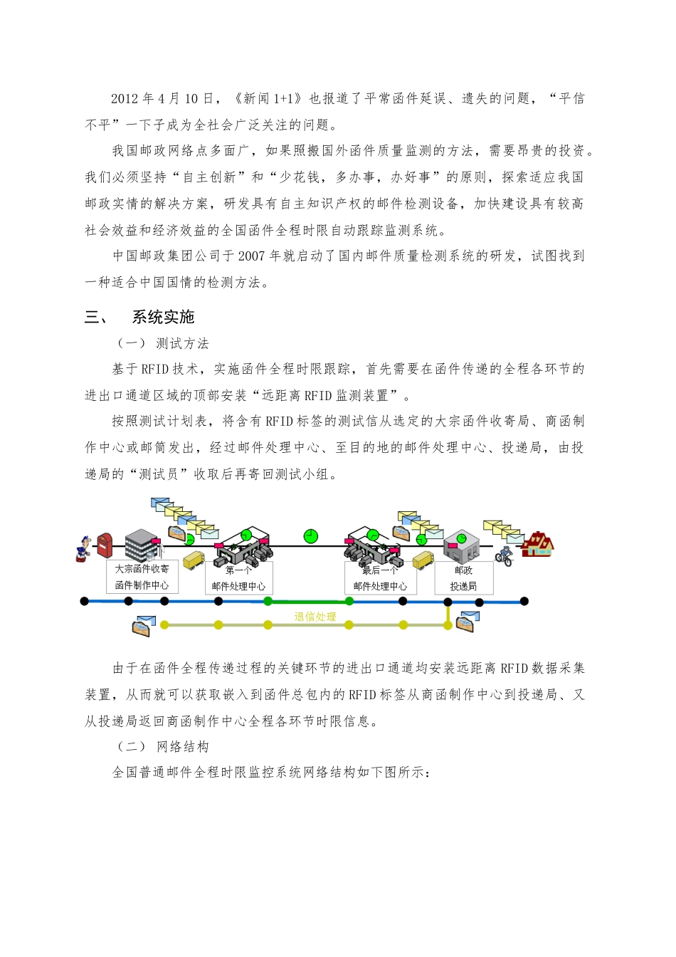 基于RIFD的物联网技术在邮政服务质量监控上的应用_第2页