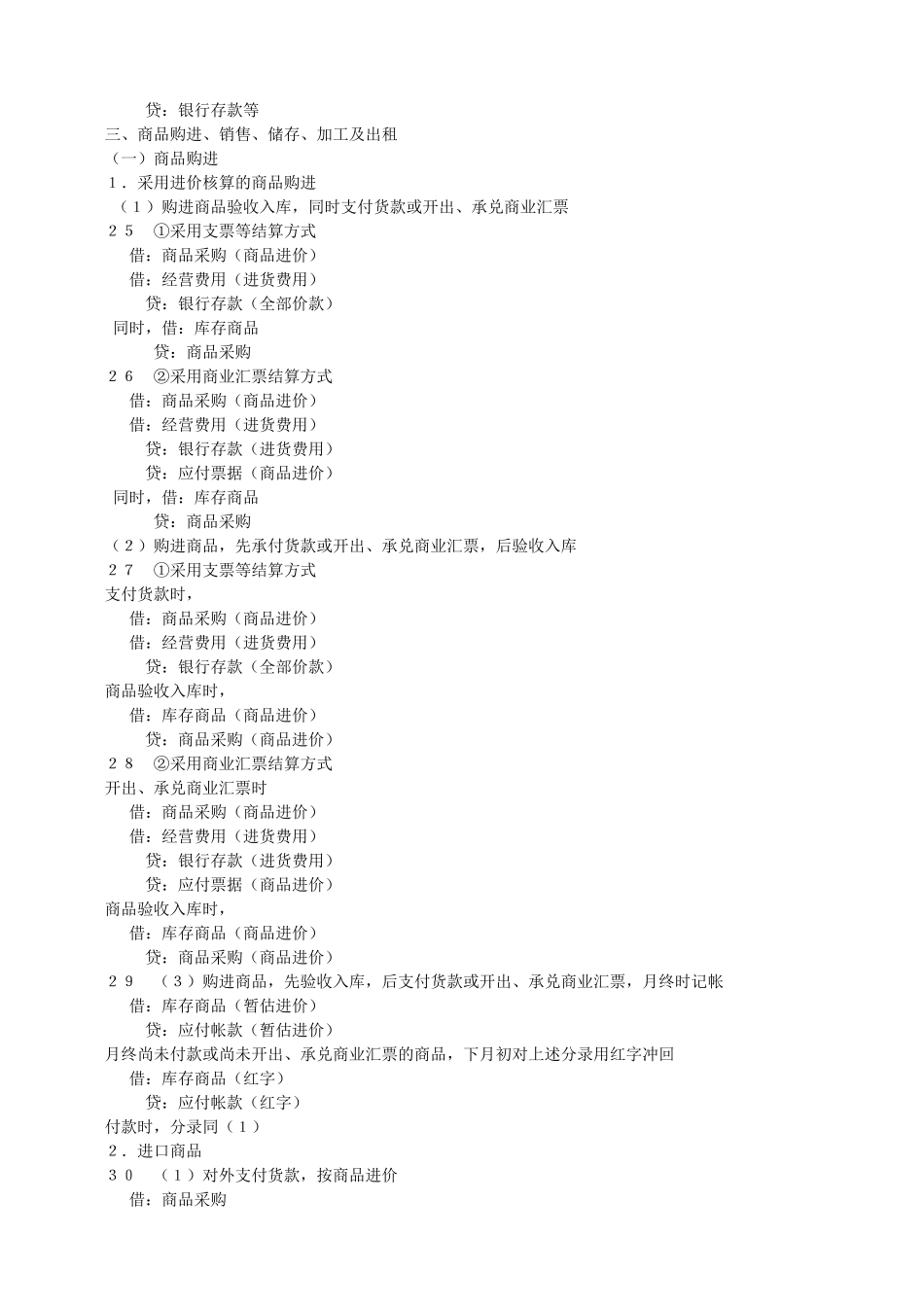 会计资格考试必会分录_第3页