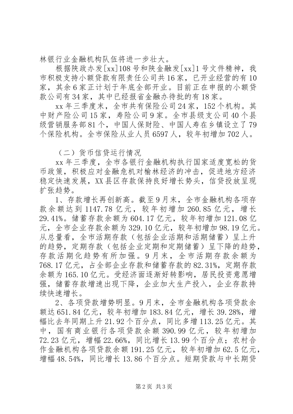 XX年我市农村金融业发展情况调研报告_第2页