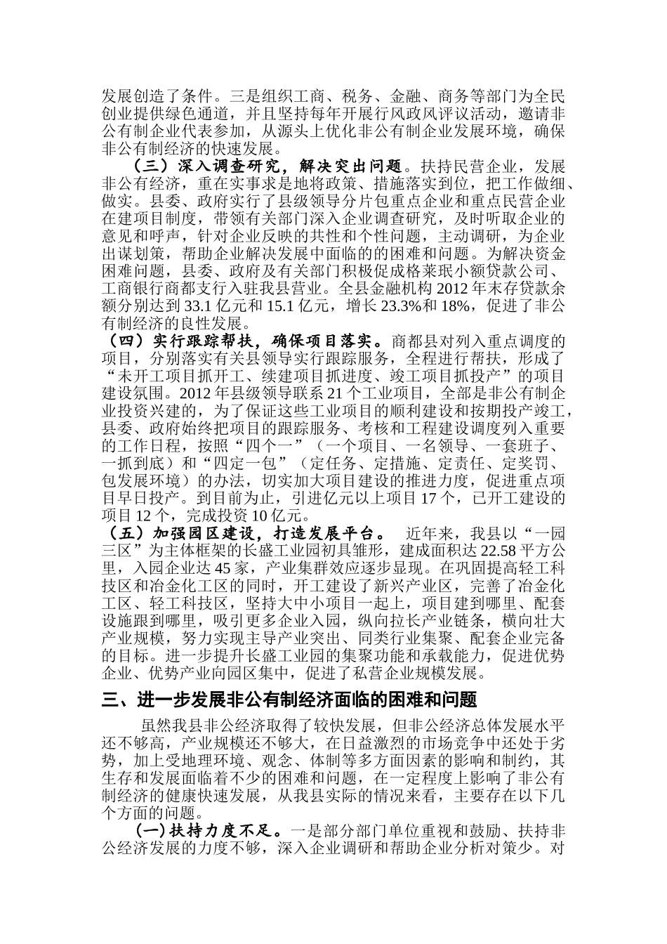 精校版推动非公有制经济大发展的方法和成果最终版_第3页