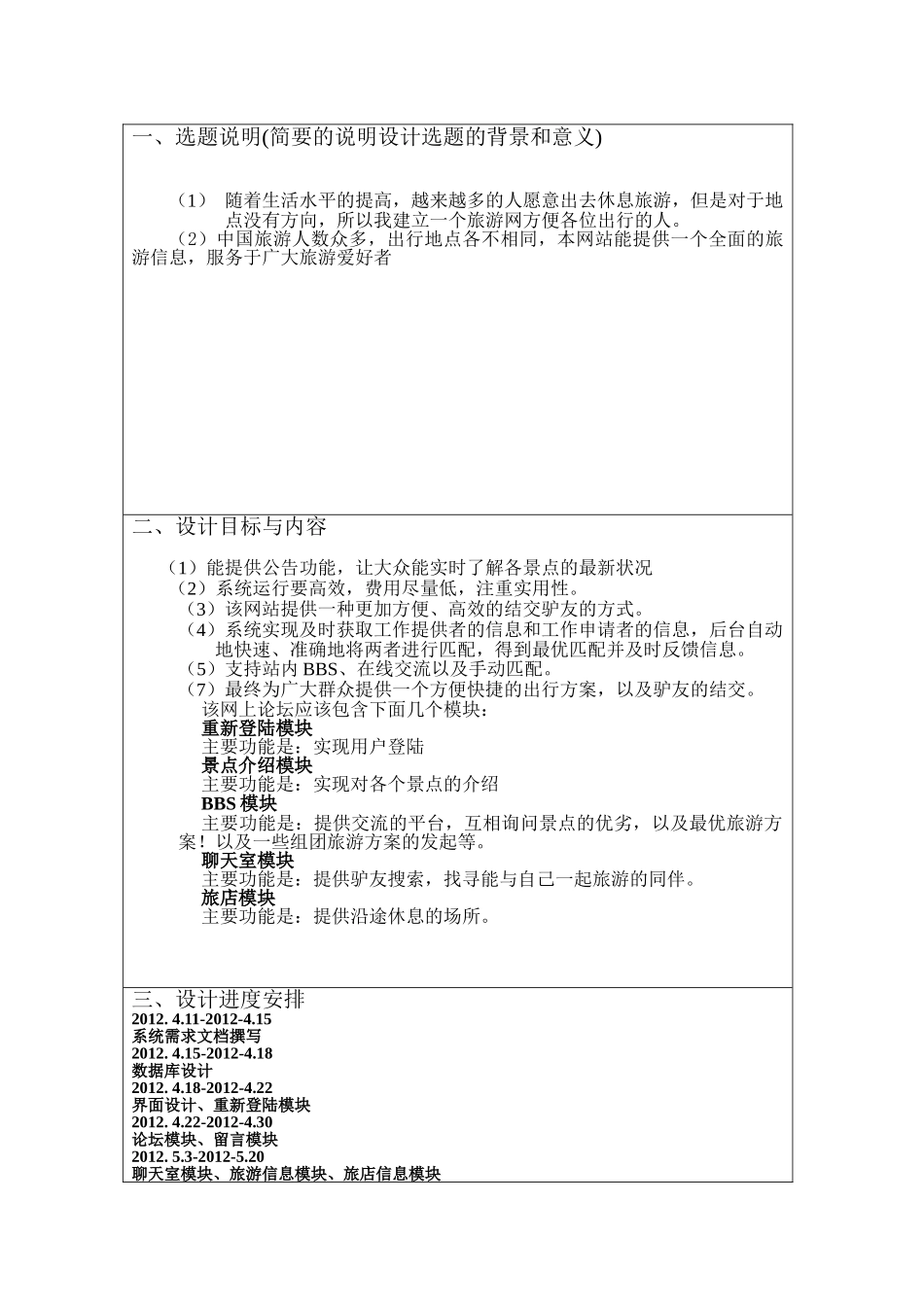 计科系J2EE企业级应用程序开发-J2EE&JSP(Ⅱ)-课程设计任务书_第2页