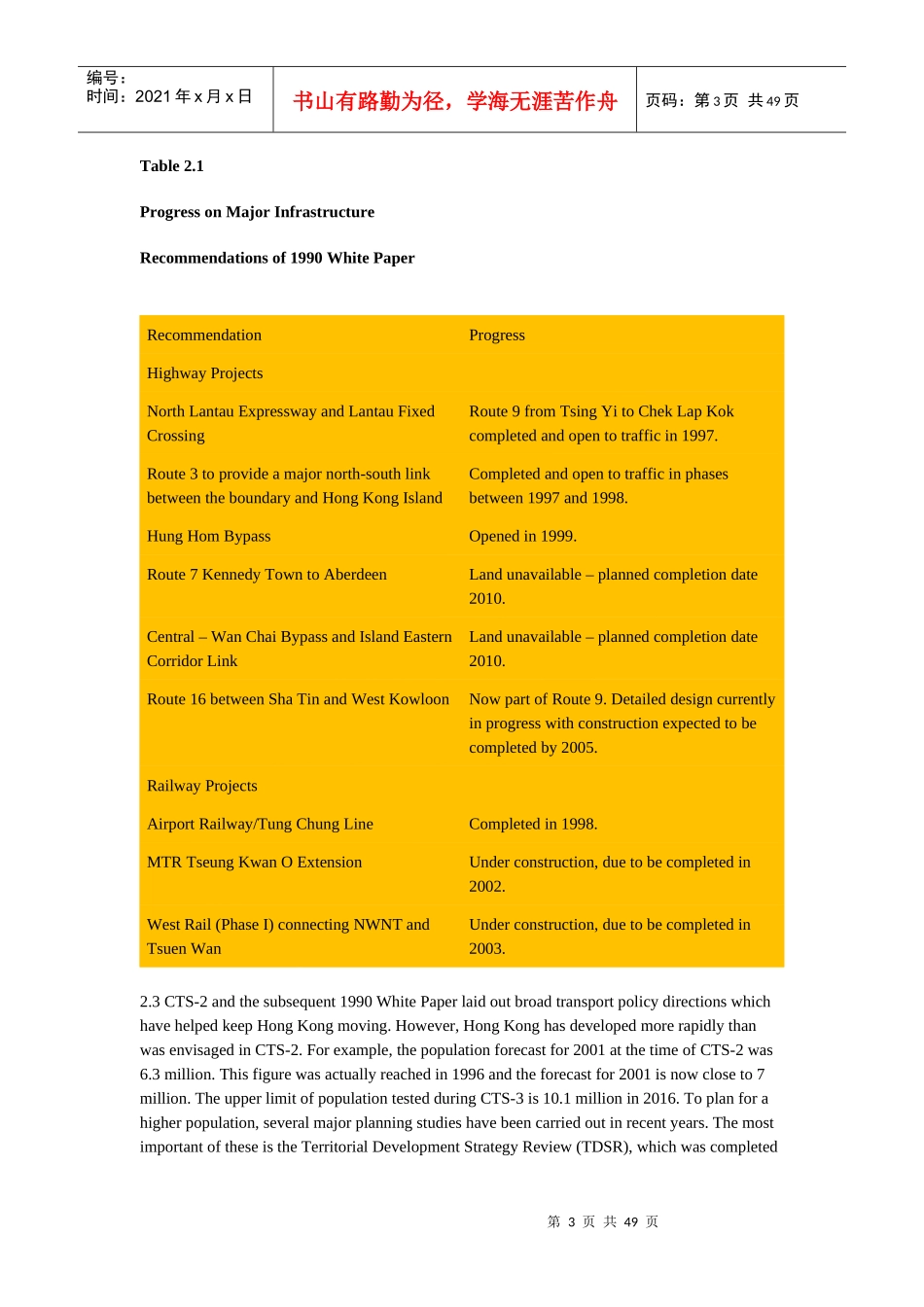 香港第三次整体交通规划(英文)_第3页