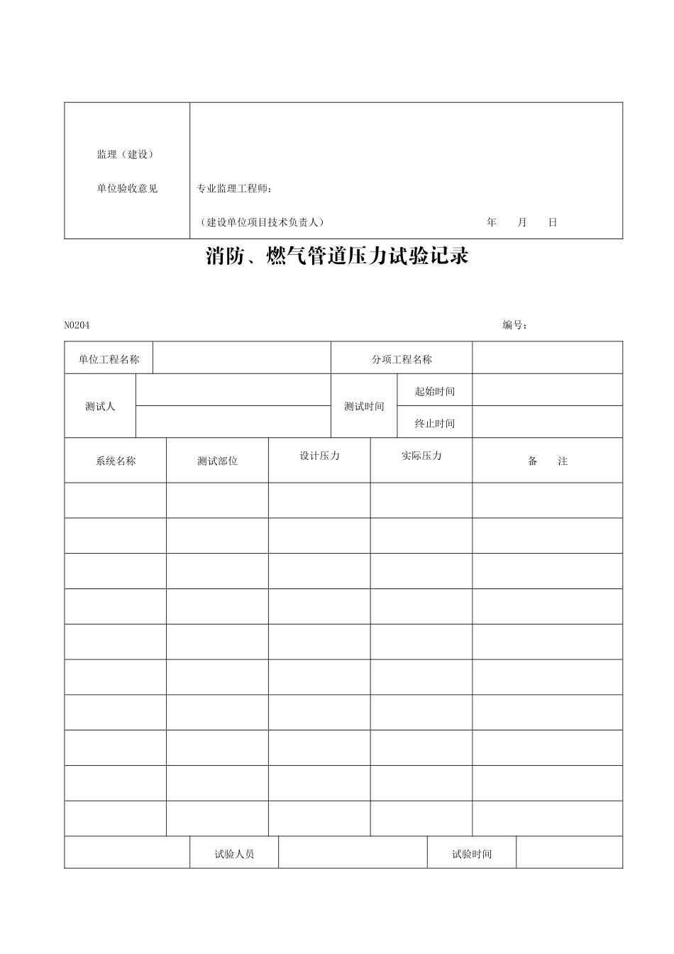 建筑工程质量验收记录汇总表_第2页