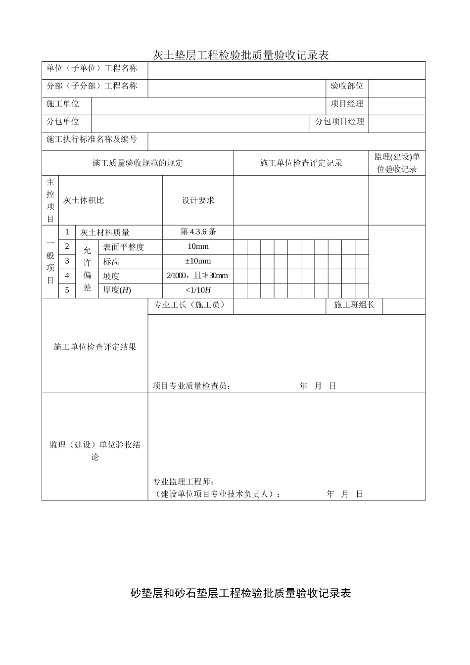建筑工程装饰装修工程质量验收专用表格(DOC63页)_第2页