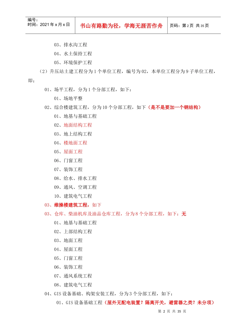 风电场工程质量验评划分项目编制说明_第3页