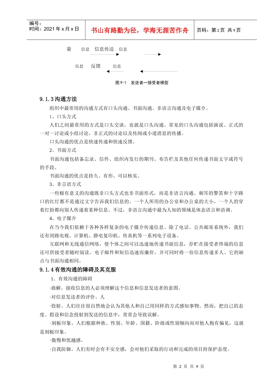 第9章饭店人际沟通与冲突管理_第2页
