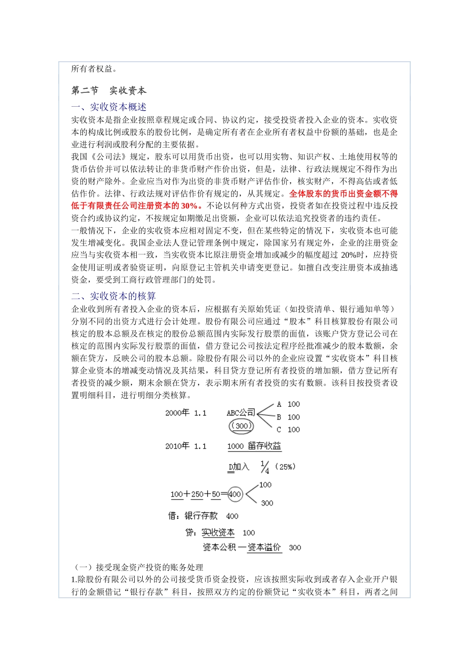 会计基础之所有者权利_第2页