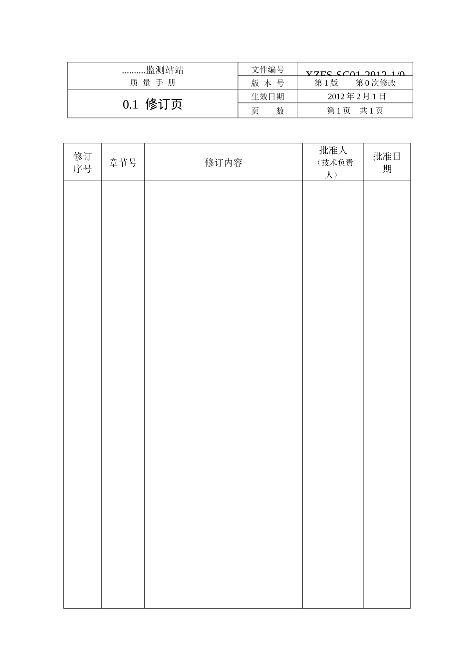 某环境监测站质量手册_第2页
