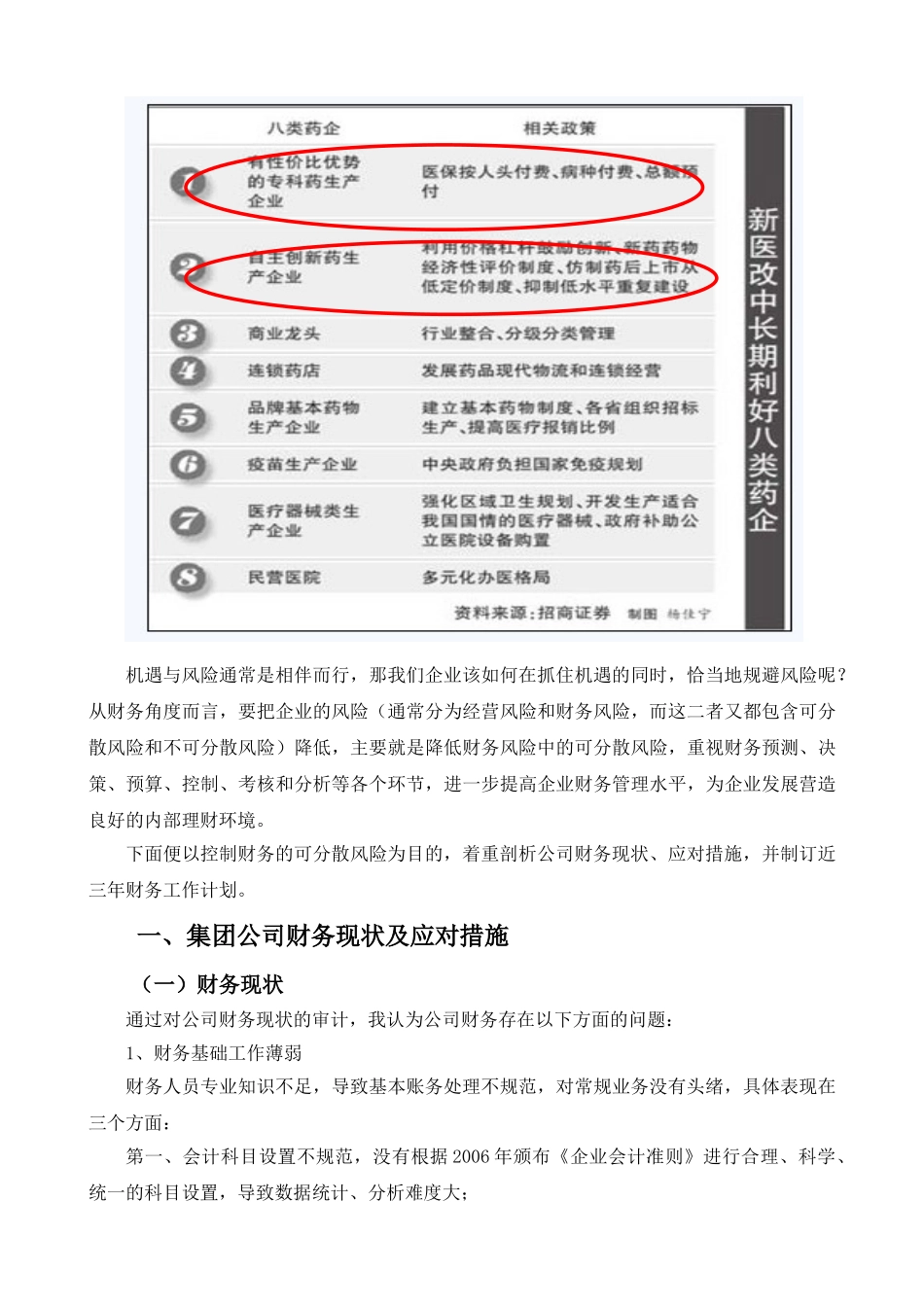 集团公司财务现状与对策及今后三年财务工作计划_第2页