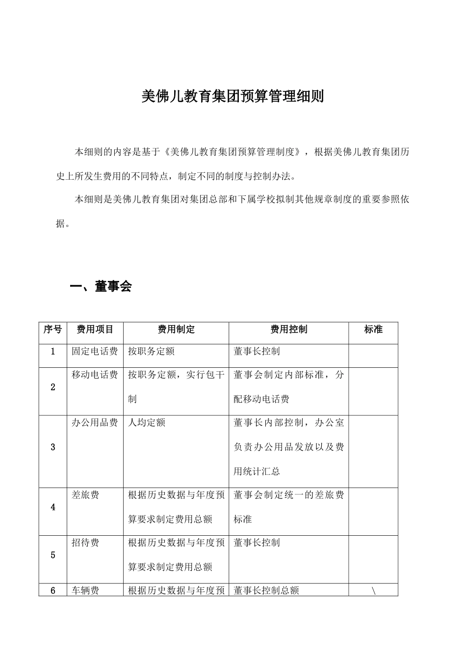 美佛儿费用预算管理细则_第3页