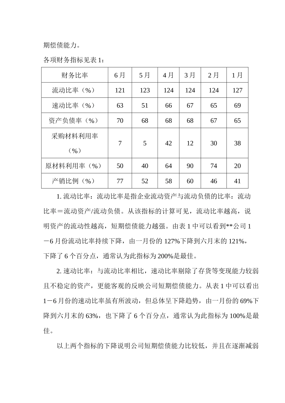 某某公司财务分析报告_第2页