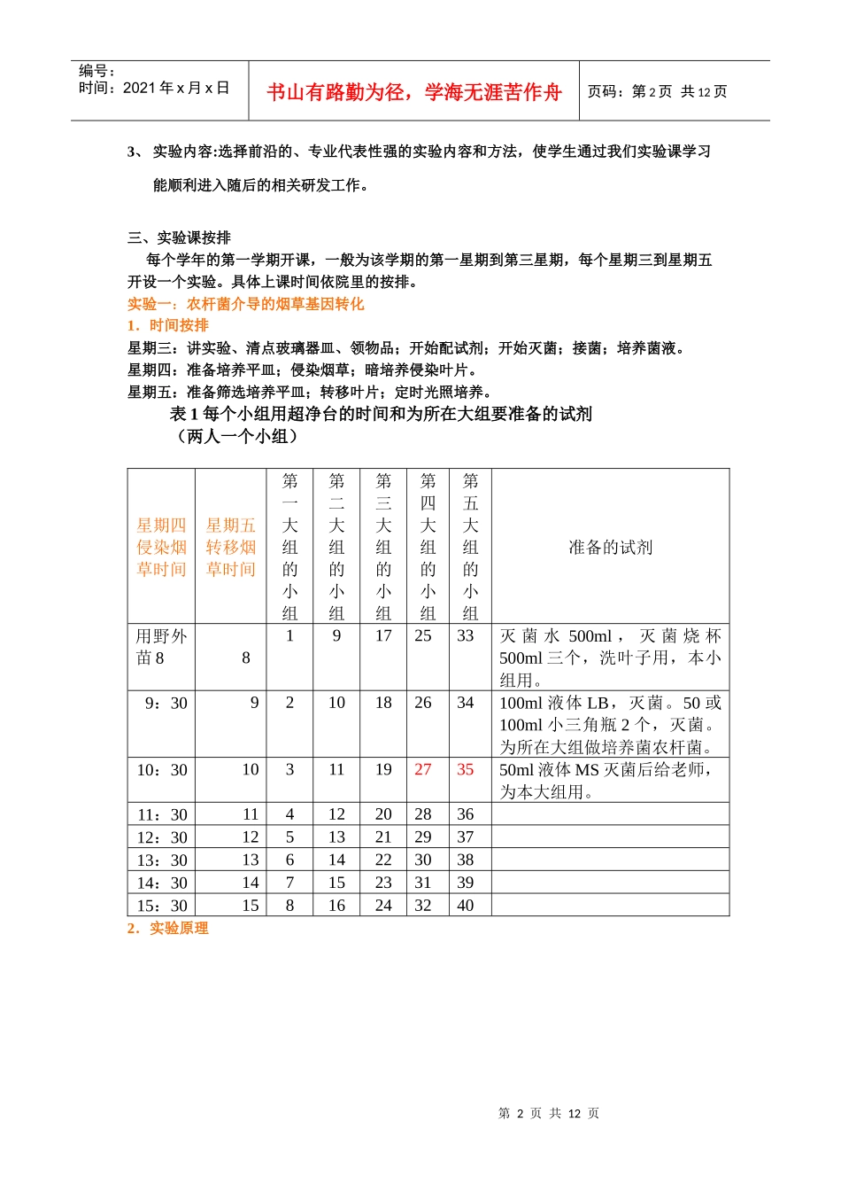 生物技术实验技能训练课-北大生命科学学院_第2页