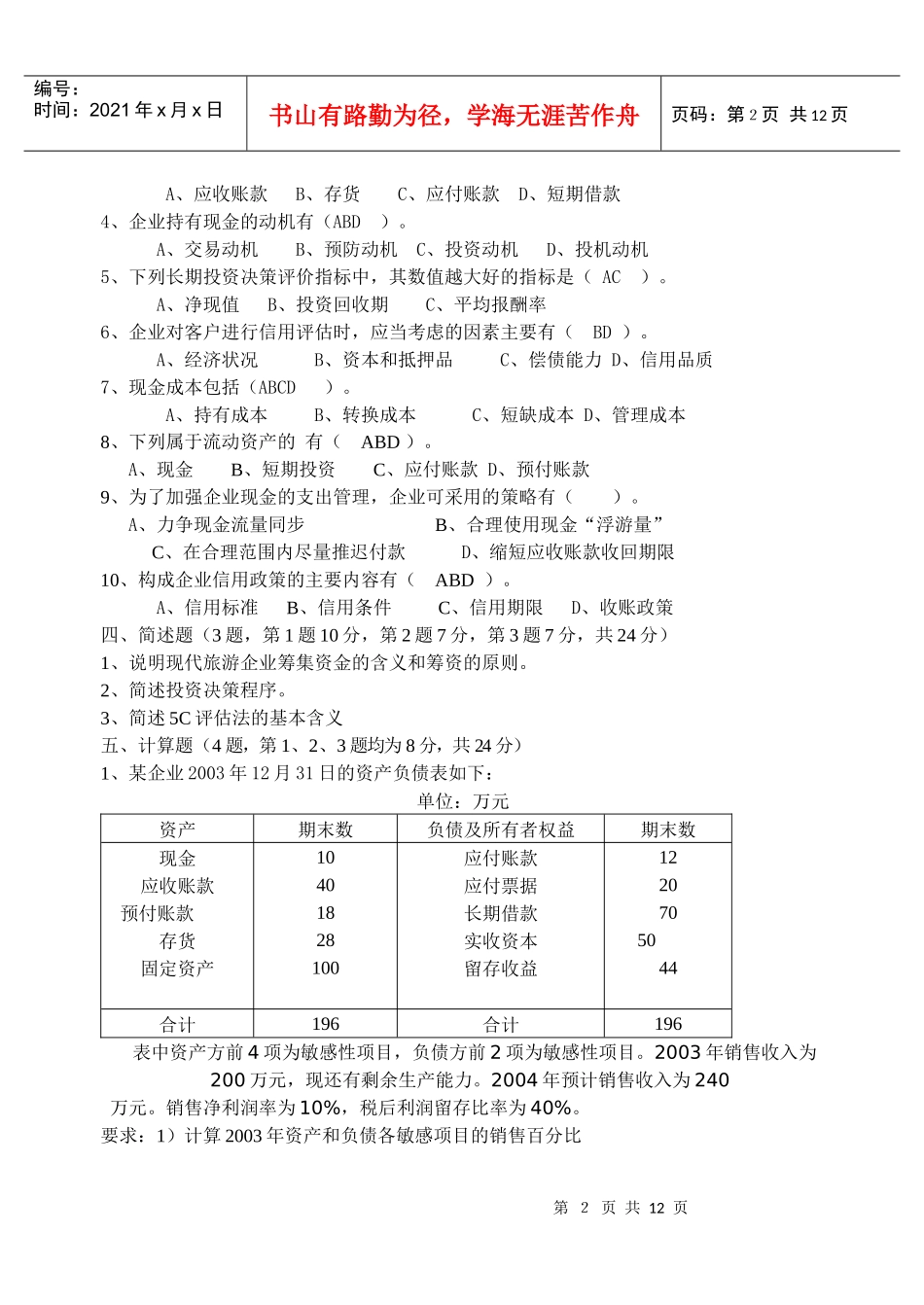 饭店财务管理_第2页