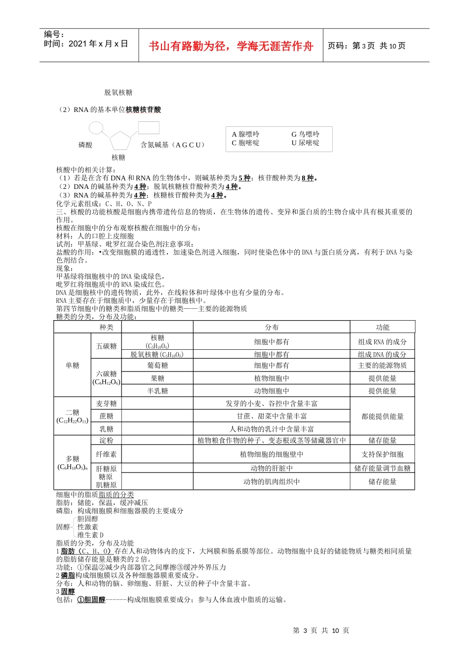 生物必修1笔记_第3页