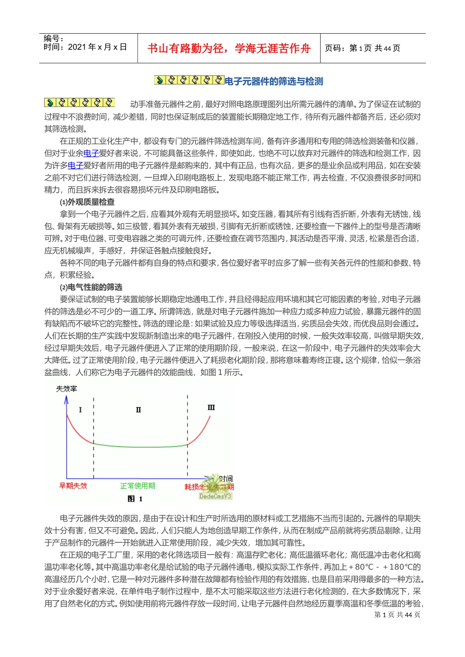 电子元器件检测与测试方法(DOC44页)_第1页
