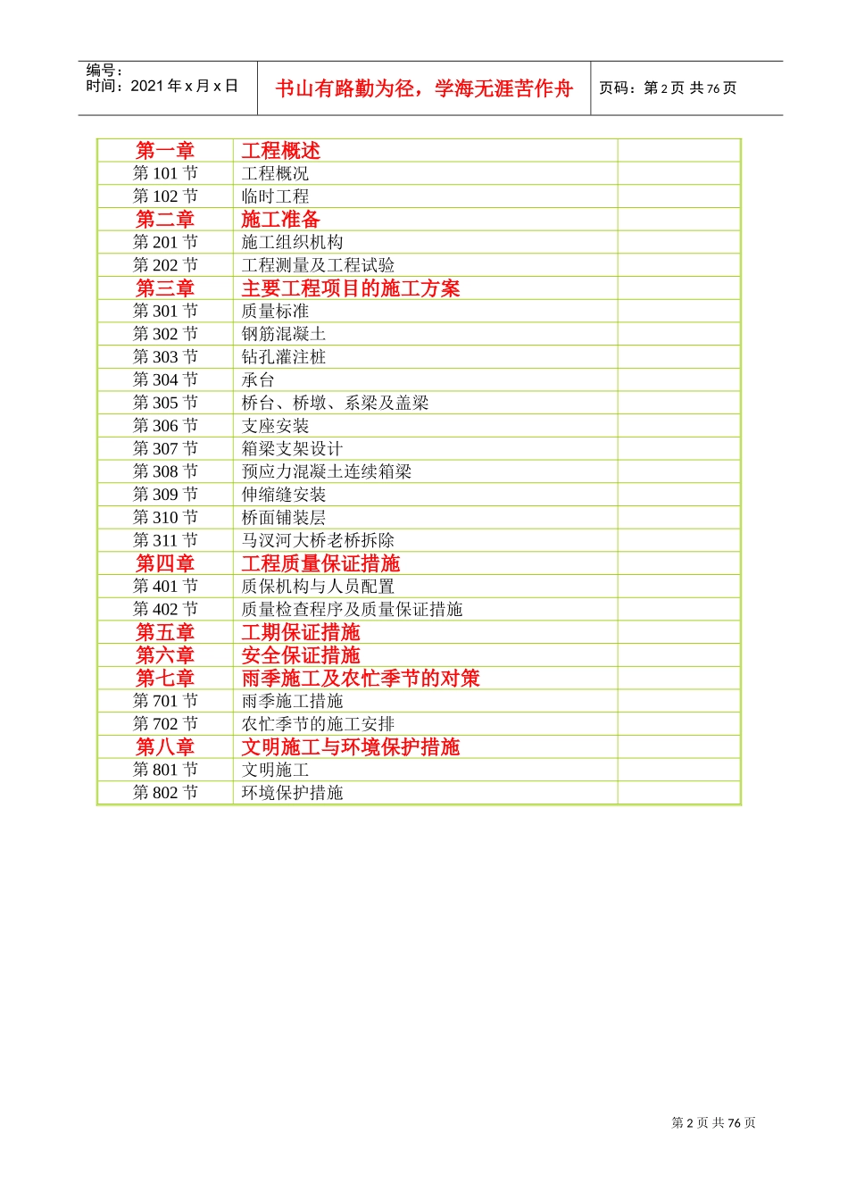 马汊河大桥施工组织设计(DOC85页)_第2页