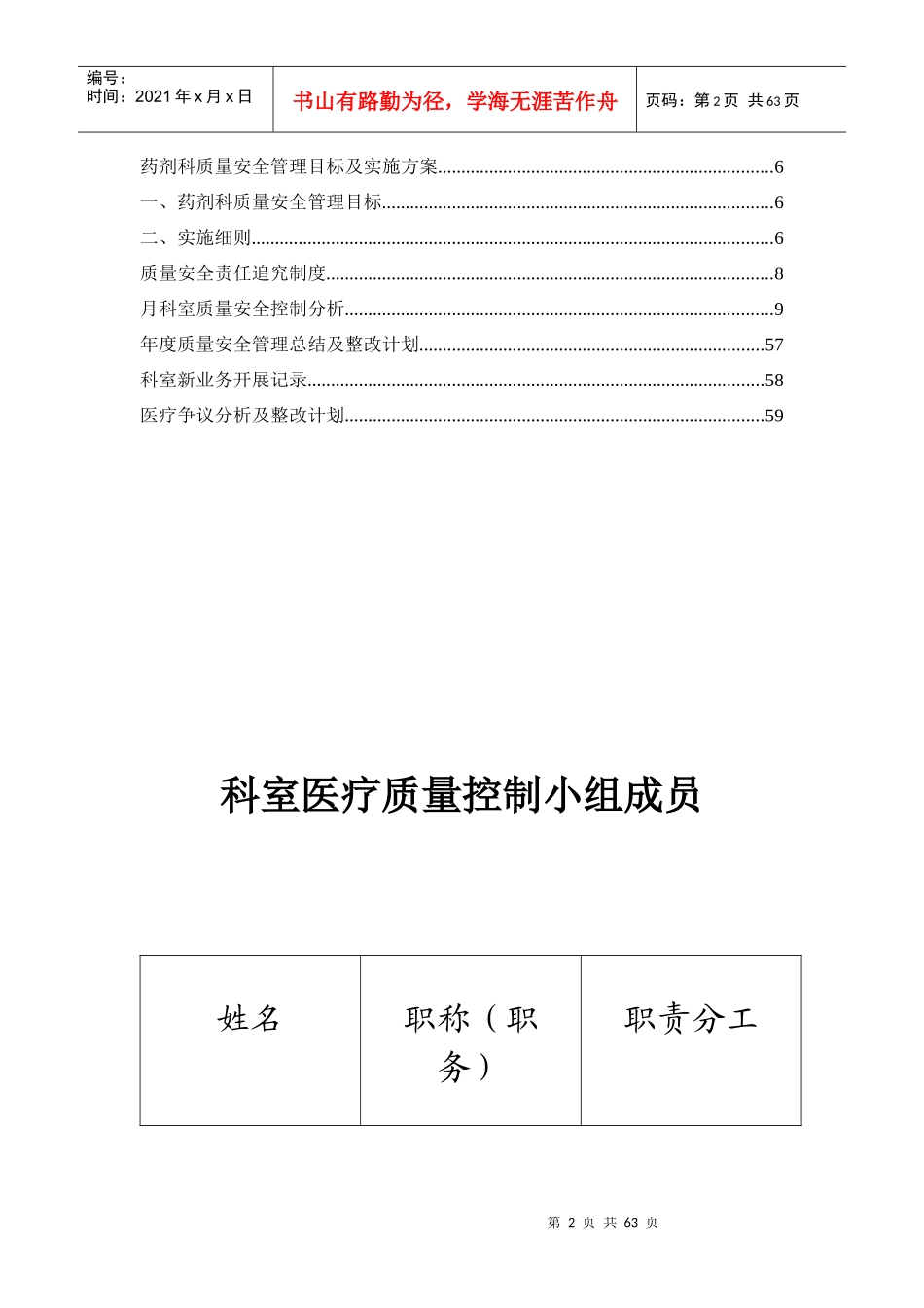 药剂科质量安全管理记录_第2页
