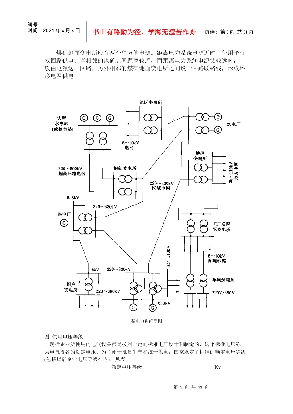 矿山供电系统设计_第3页