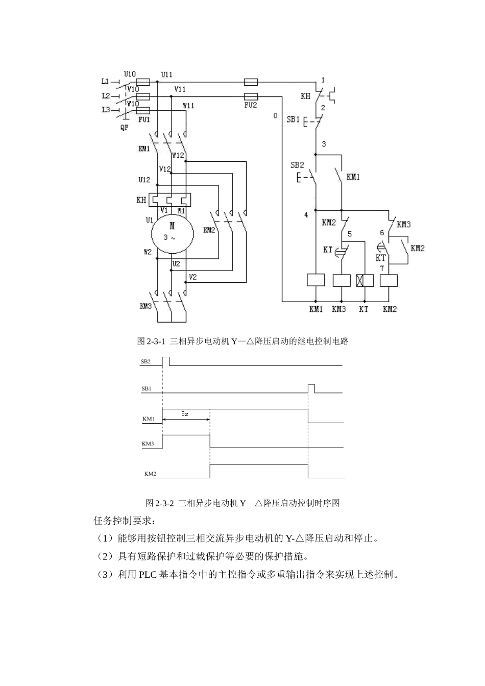 课题二  基本控制指令应用之任务3 三相异步电动机Y-△降压启动控制_第2页