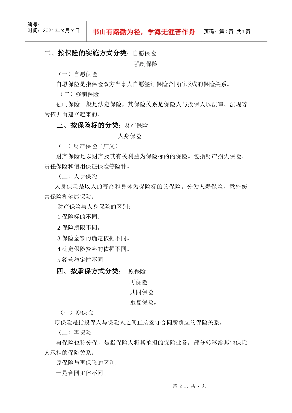 第四章 保险的类别_第2页