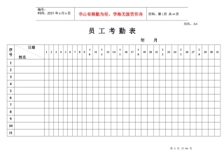 酒店管理表格汇集