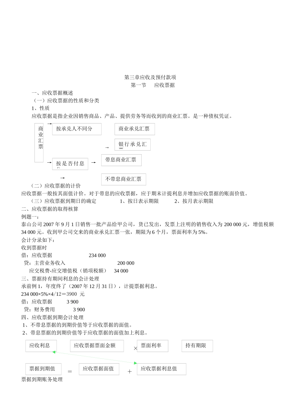 会计学之应收及预付款项_第1页
