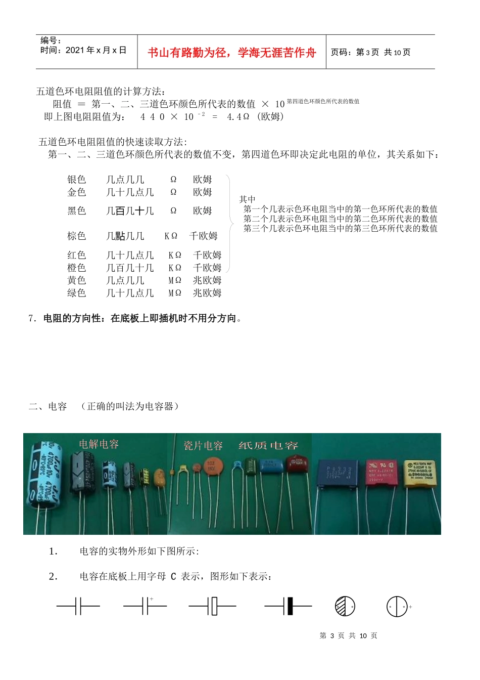 电子元件基础知识1_第3页
