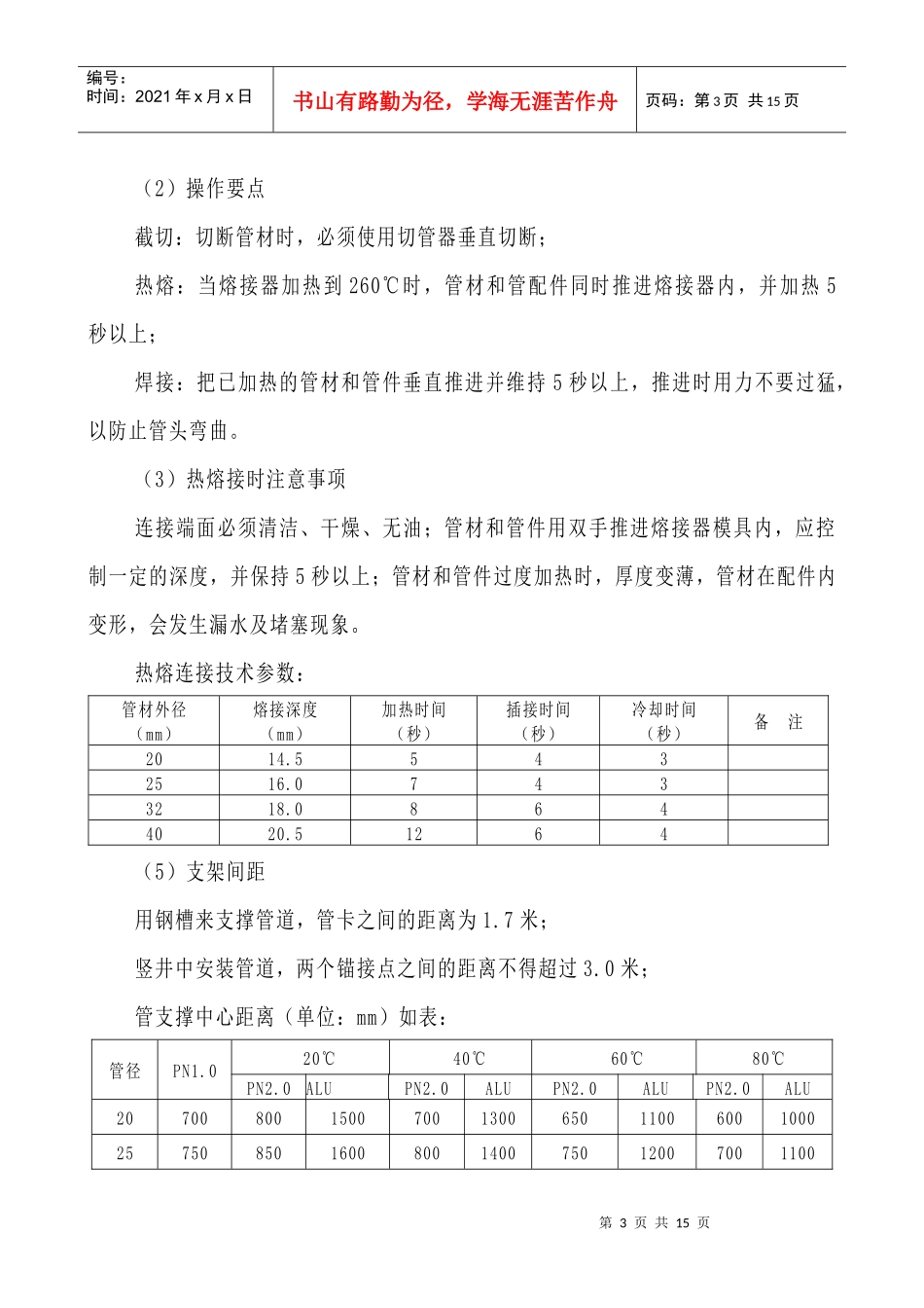 给排水及采暖工程施工组织设计_第3页