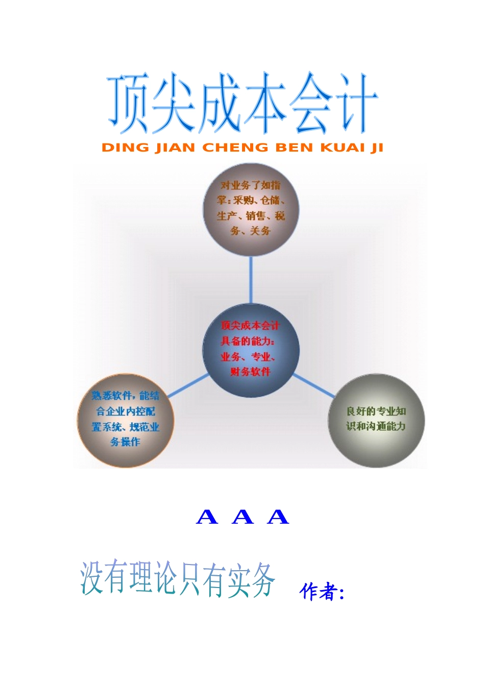 某公司顶尖成本管理与财务会计分析_第1页