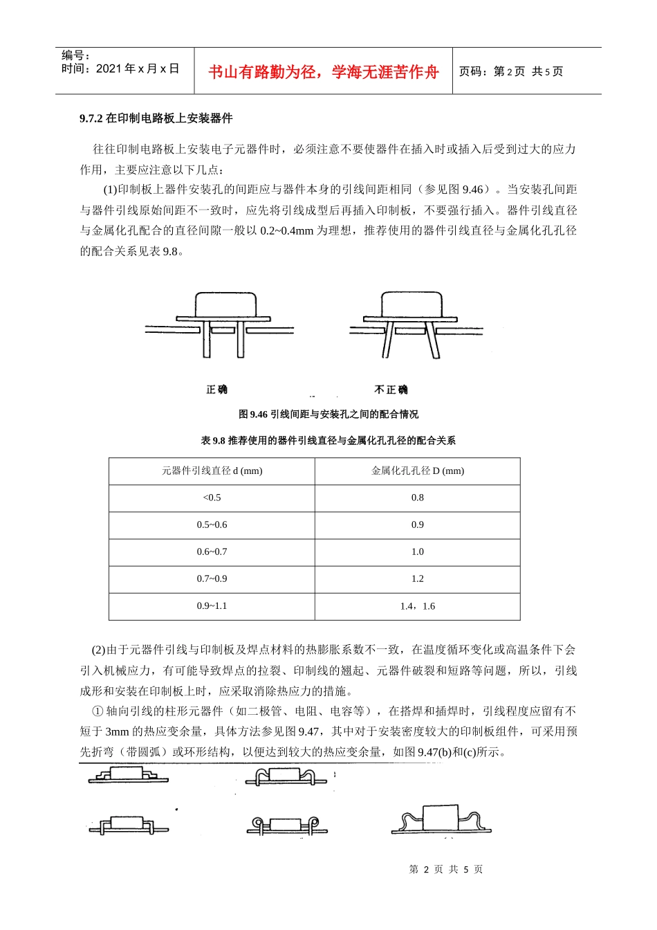 电子元器件的可靠性安装_第2页