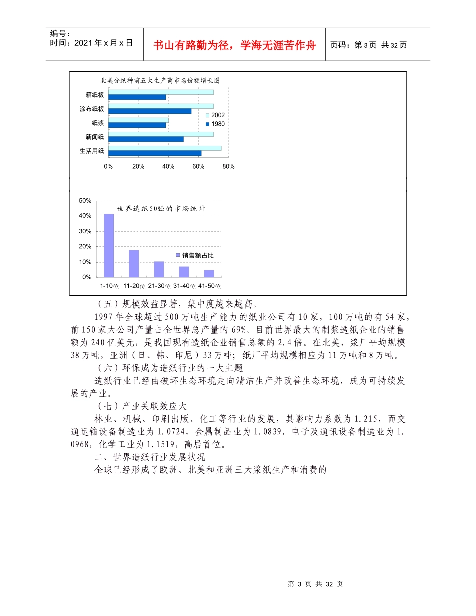 造纸行业信贷评估内部参照标准_第3页