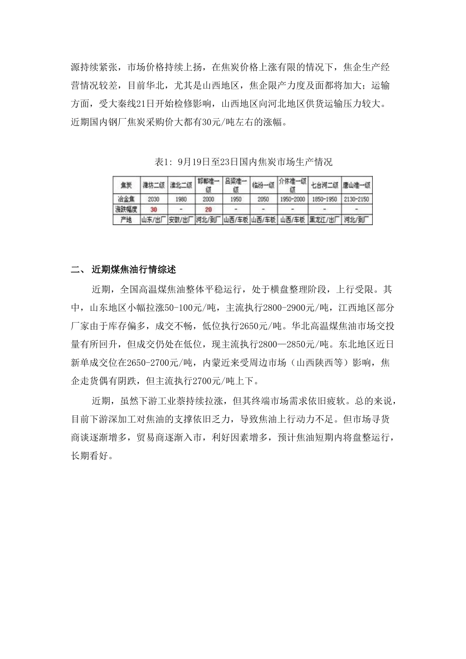 煤焦油深加工产品市场分析_第2页